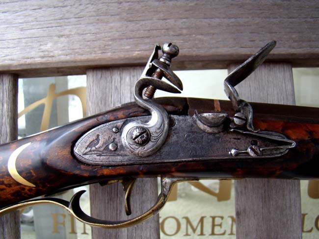 A Pennsylvania flintlock half-stock plains rifle by John Moll II of Allentown circa 1820-1850 — image 2